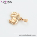 33982 xuping elephant gold Environmental Copper pendant for women